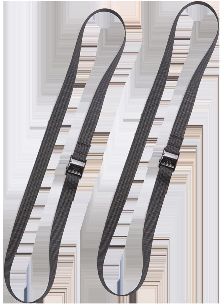 Savotta Pack Straps CAM Buckle 120 cm Zwart - sjorbanden set van 2