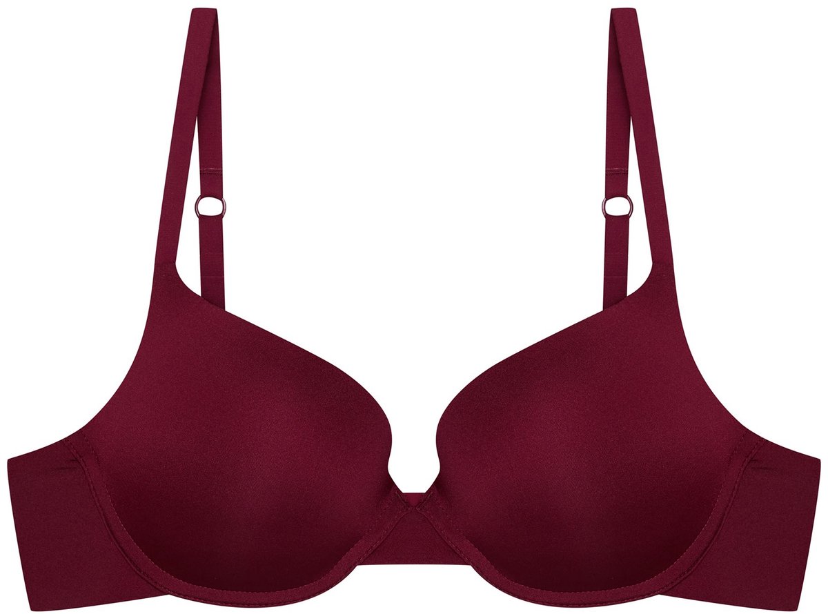 ESOTIQ Conway - Dames push-upbeha - Super push-up - Bordeaux