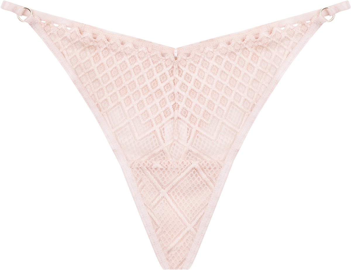 Esotiq Innocent - Damesstring - Ecru - Geometrisch patroon