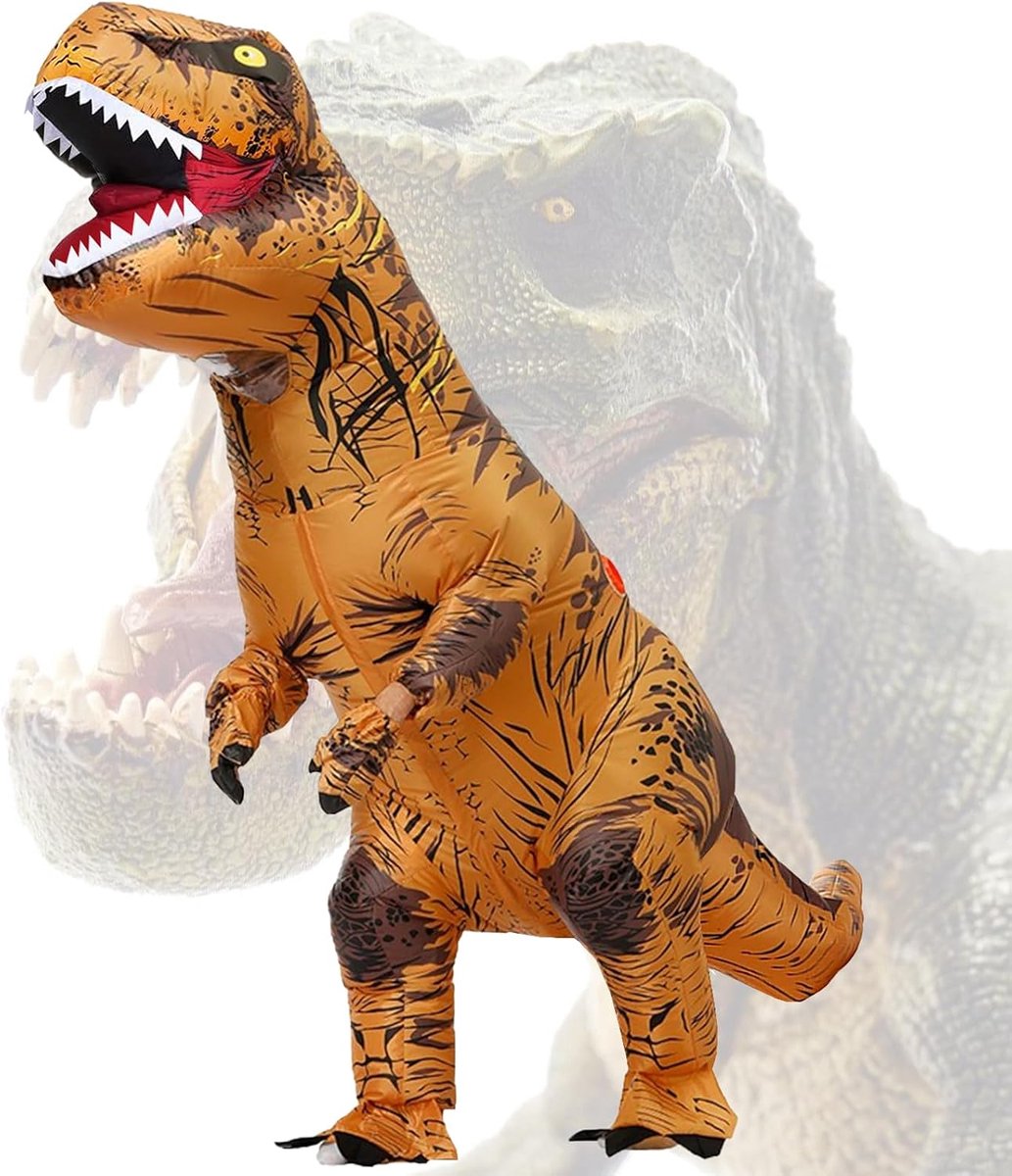 Dinosauruskostuum Dino Trex kostuum volwassenen dinokostuum