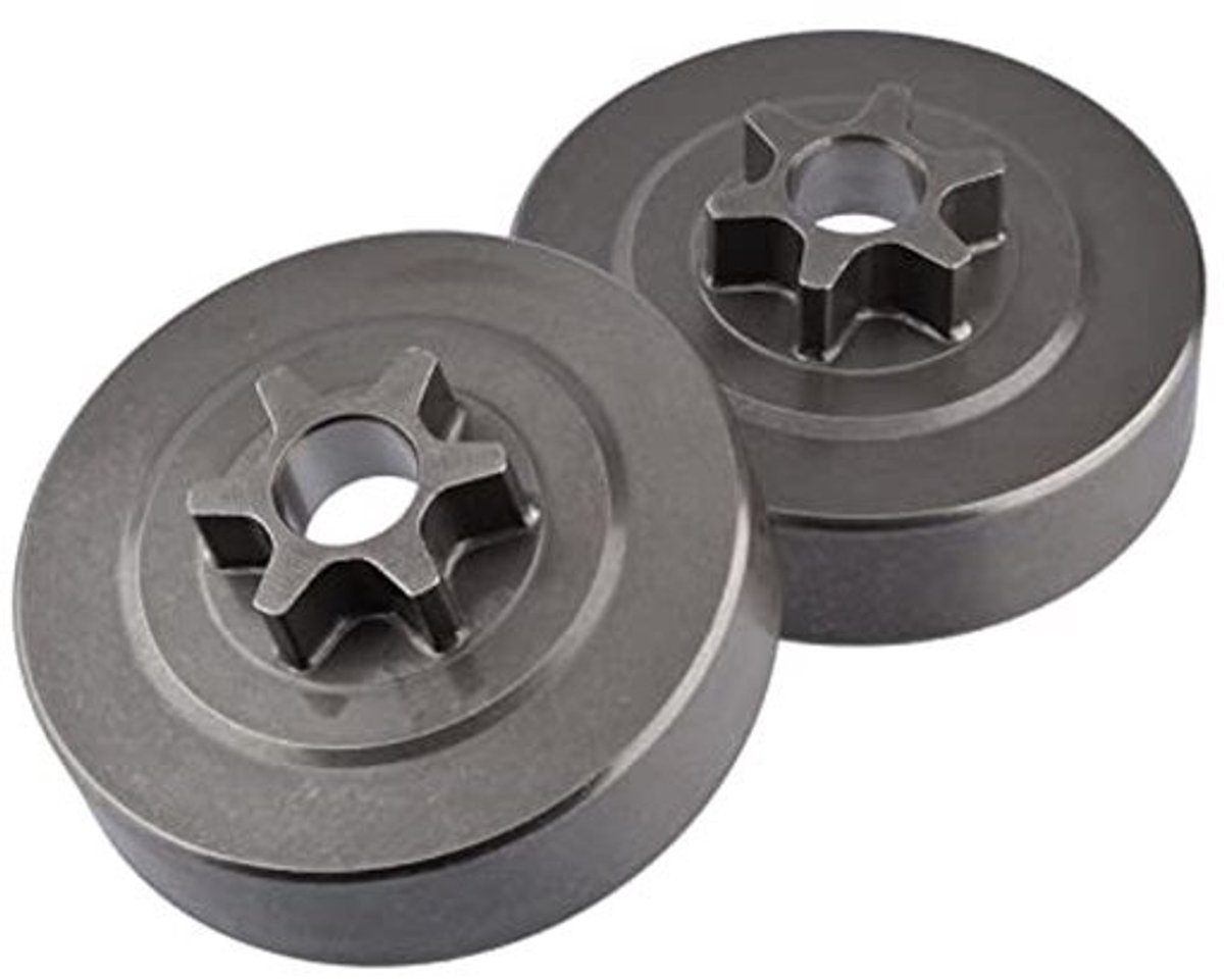 Tandwiel Koppeling voor 3/8" Kettingzaag - 2 Stuks