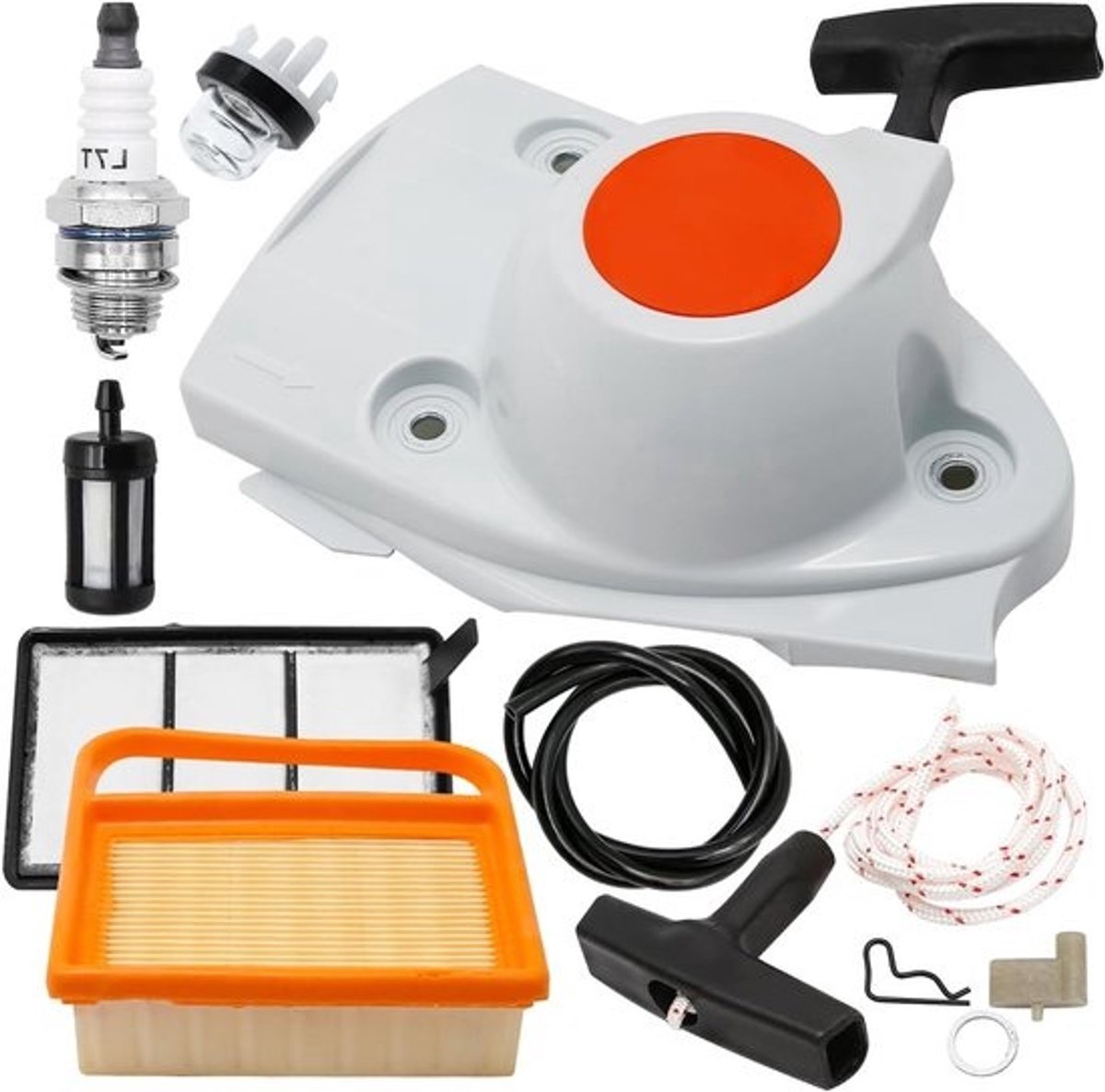 Terugslag Pull Starter met Luchtfilter en Tune Up Kit voor Stihl TS410 TS420 TS480i TS500i - Onderdeel, Vervanging, Accessoires