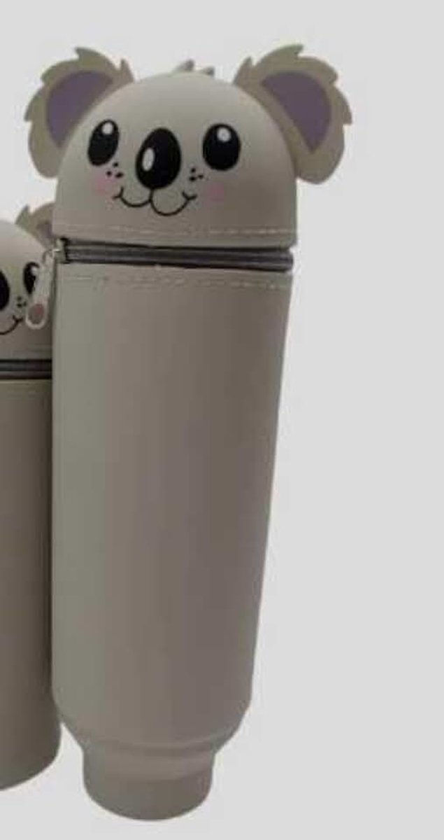 1 Stuk Koala-Vormige Siliconen Etui En 2 Stukken Notitiepapier, Zacht Aanvoelend, Lichtgewicht En Duurzaam, Om Te Organiseren Op Kantoor En Mee Te Nemen.