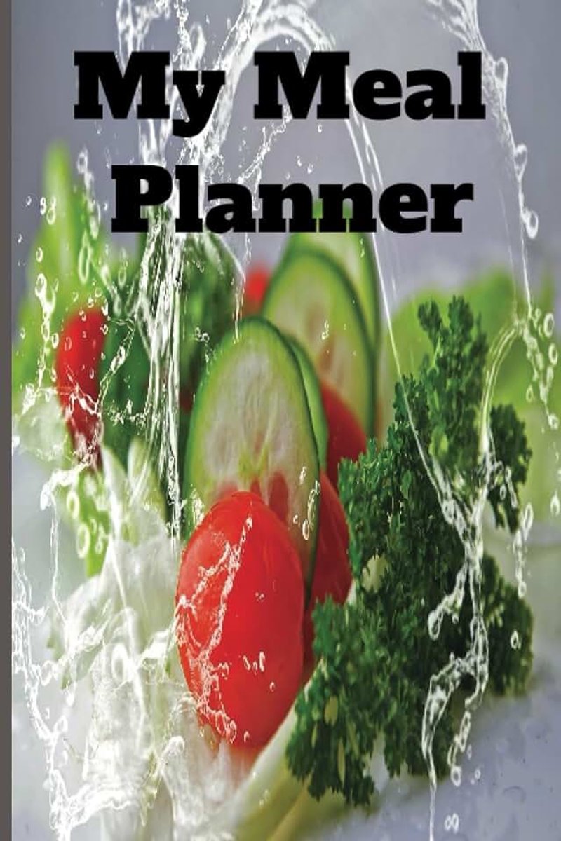 Planner: Menu Planning And Grocery List, Weekly Meal Notebook, Paperback 120 Pages 6 x 9 inch