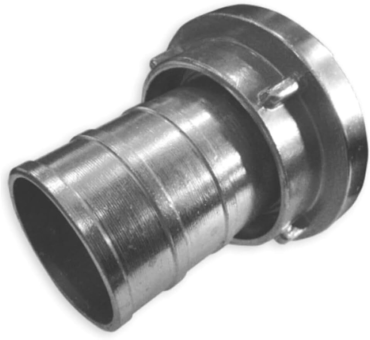 Koppeling, tule lang 65 mm, aluminium koppeling brandweer