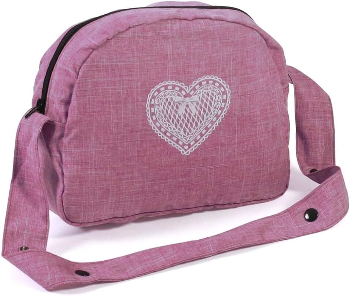Bayer Chic 2000 853-62 Bayer Chic 2000 luiertas voor poppen, poppenluiertas, poppenaccessoires, poppentas, jeans roze
