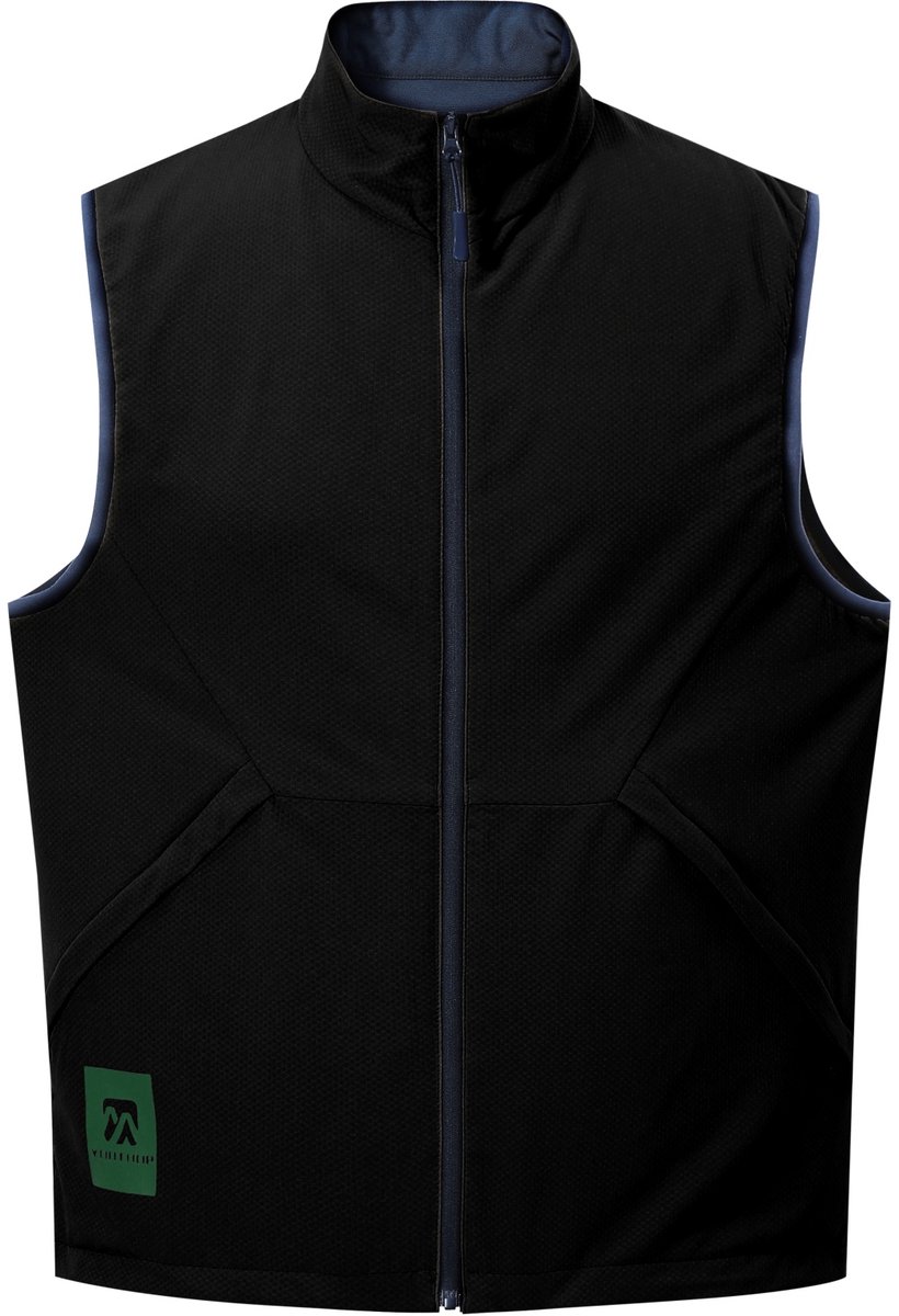 YOUTHUP Heren Bodywarmer met Staande Kraag Waterafstotend Ademend 2XL Zwart