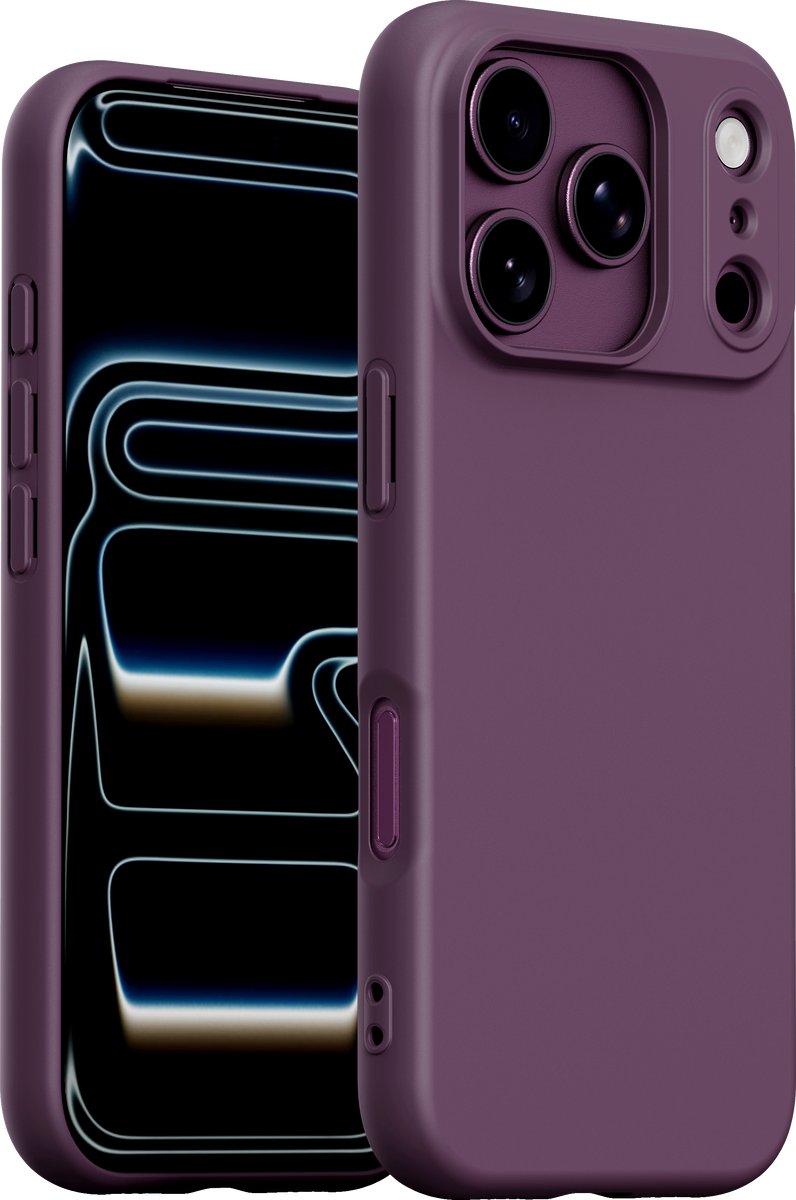 Hoesje geschikt voor Apple iPhone 18 Pro Max hoes Paars - backcover - optimale bescherming - Paars