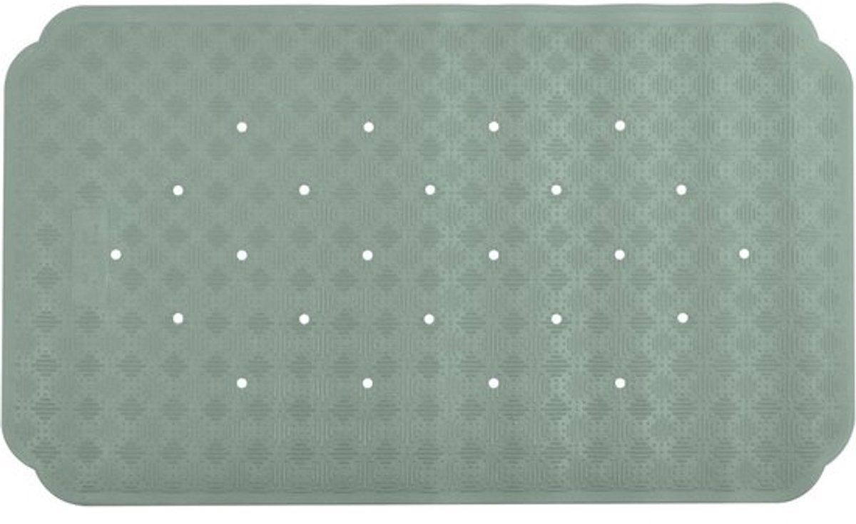 Rubberen Douchemat - 53 x 53 cm - Koudgroen