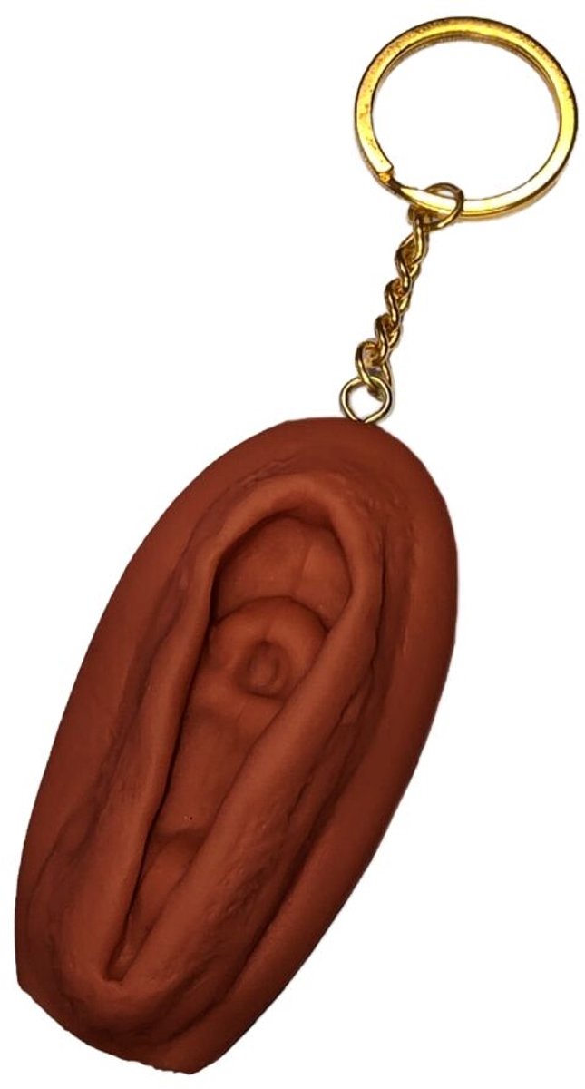 Vagina Sleutelhanger Dark Tone