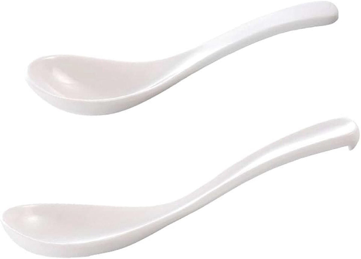 Lange Handvat Soep Lepels Imitatie Porselein Kleine Lepel Melamine Eetlepel Restaurant Onbreekbaar Plastic Mash Lepel Soep Lepel Korte Handvat Lange Handvat Lepel 10 stks