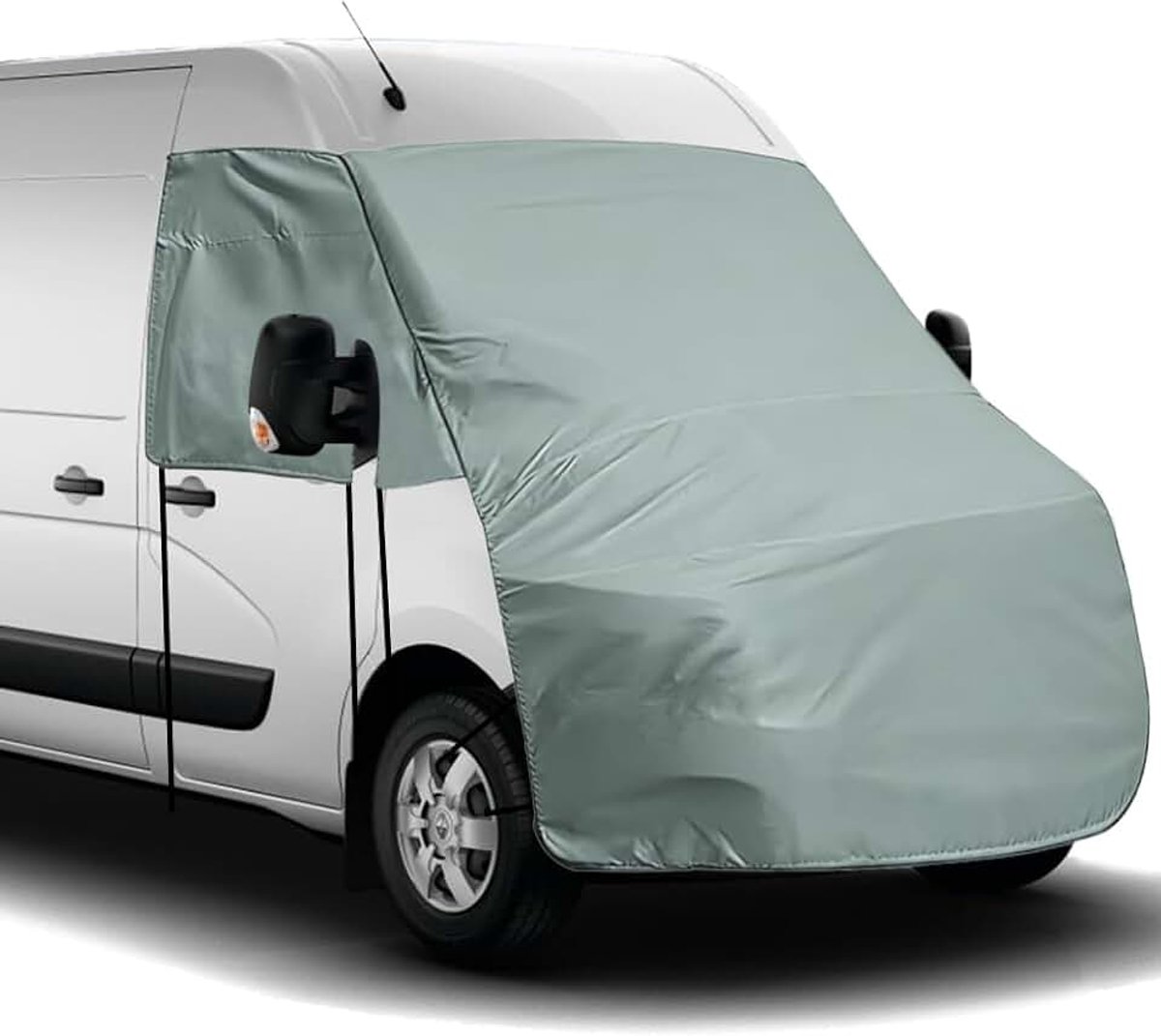 Voorruitafdekking voor Renault Master NV400 2010-2024, voorruitafdekking voor Opel Movano, waterdichte voorruitafdekking voor camper met 10 banden en magneten