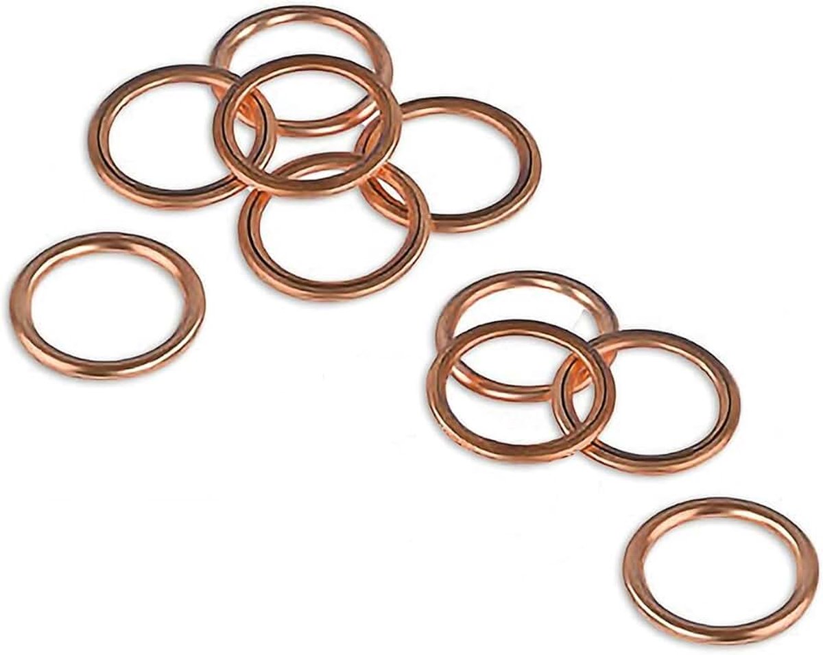 (10 stuks) olieaftapstop afdichtingen 14 x 20 mm voor AX BX C5 Jumper Evasion Jumpy Saxo Xantia Xsara XM ZX Berlingo 206 306 405 406 806 Boxer Expert Partner 031327