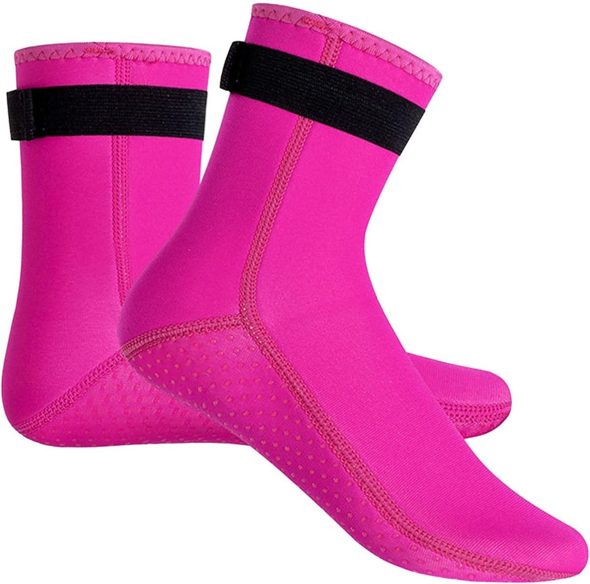 3 Mm Strandvolleybal Zandbestendige Sokken, Duiksokken voor Wetsuits voor Heren en Dames (roos)