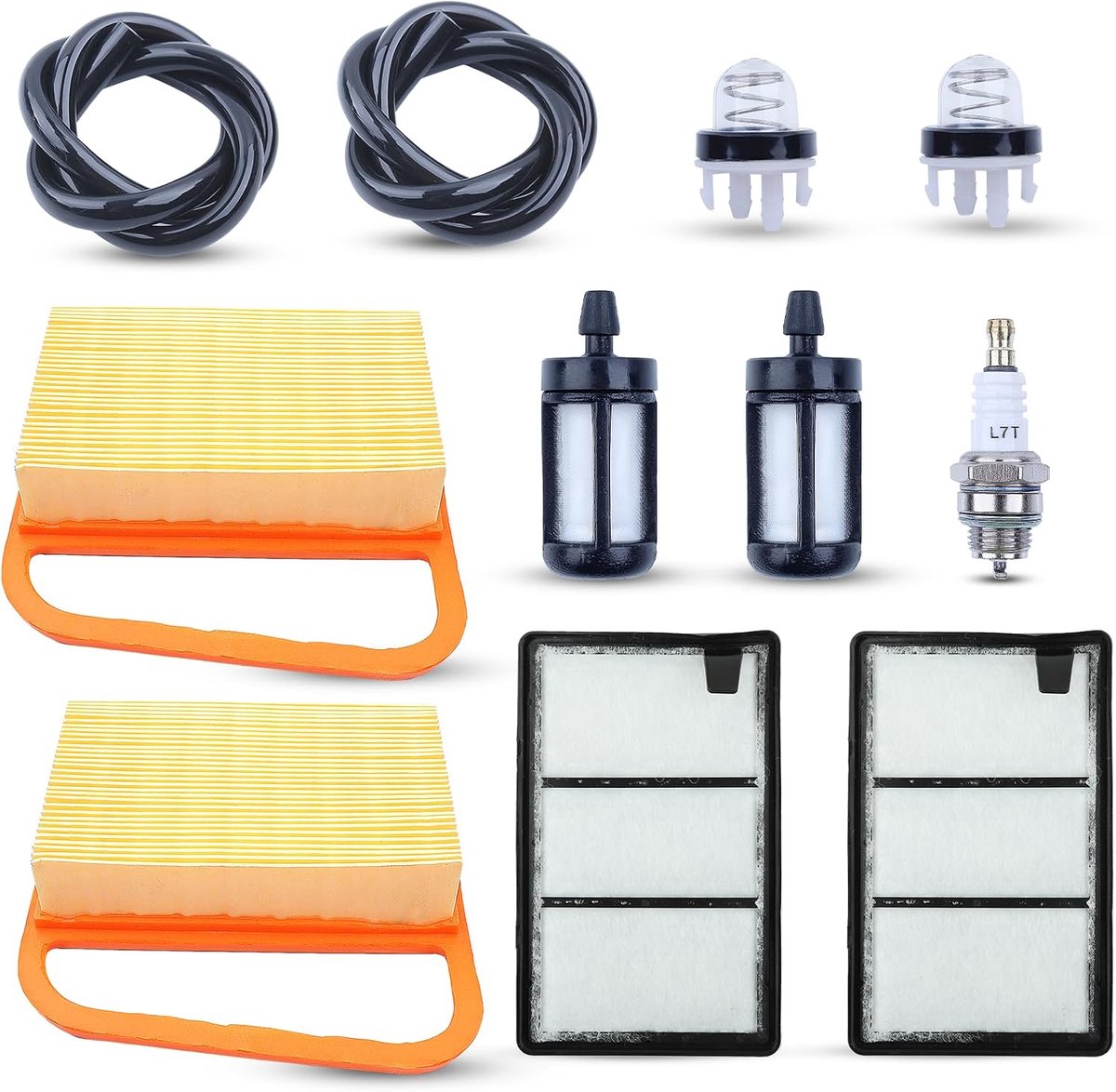 Pre Filter Cleaner met Brandstof Filter Lijn Bougie Kit Fit Stihl TS410 TS420 Grasmaaier Vervangen 4238-140-1800 4238 140 4401 42381410300B