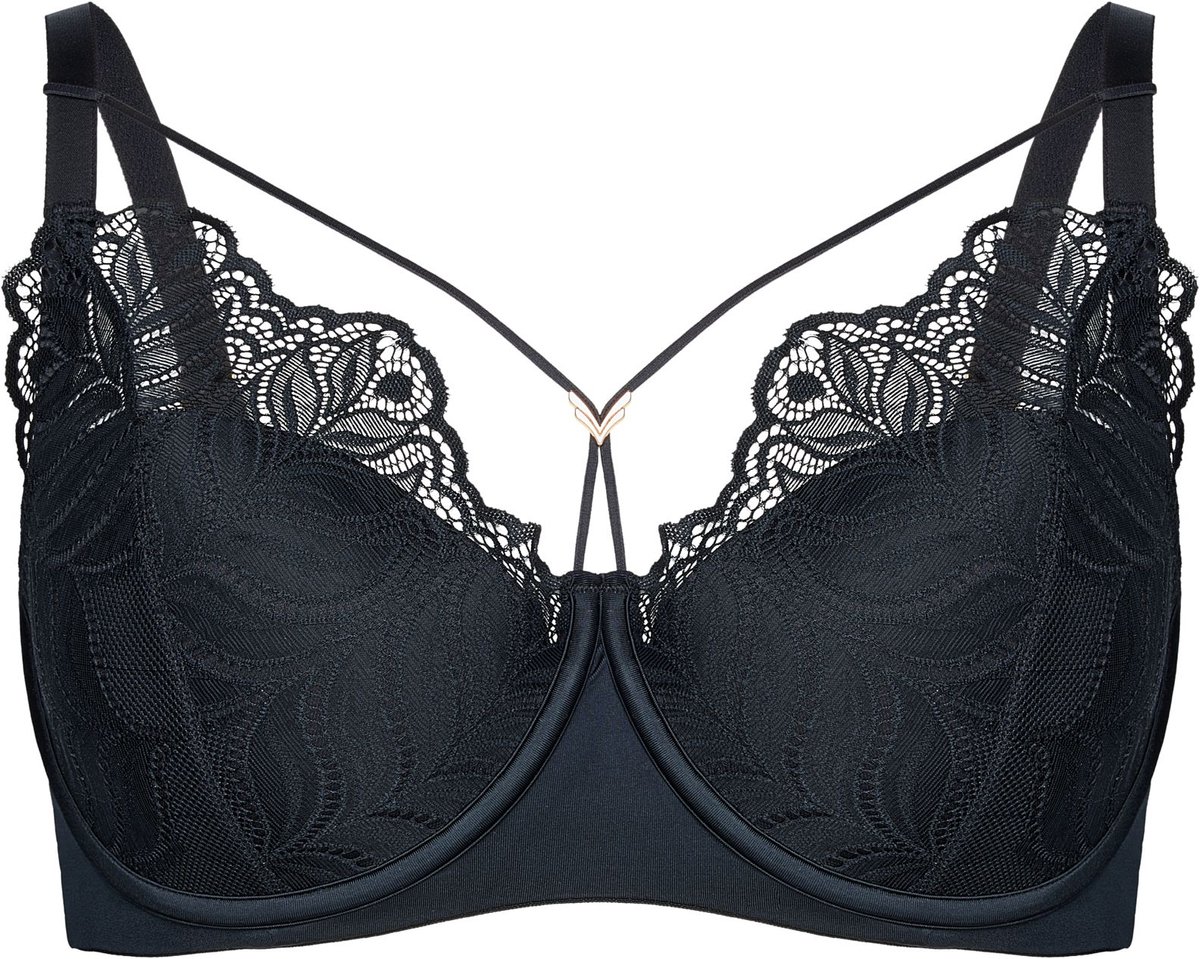 ESOTIQ Aurora - Voorgevormde beha - Zwart - 70G - Panay-cup