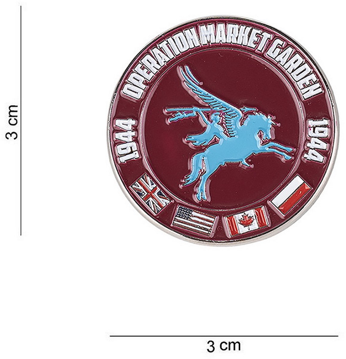 Embleem metaal pin operation Market Garden 1944 #6048