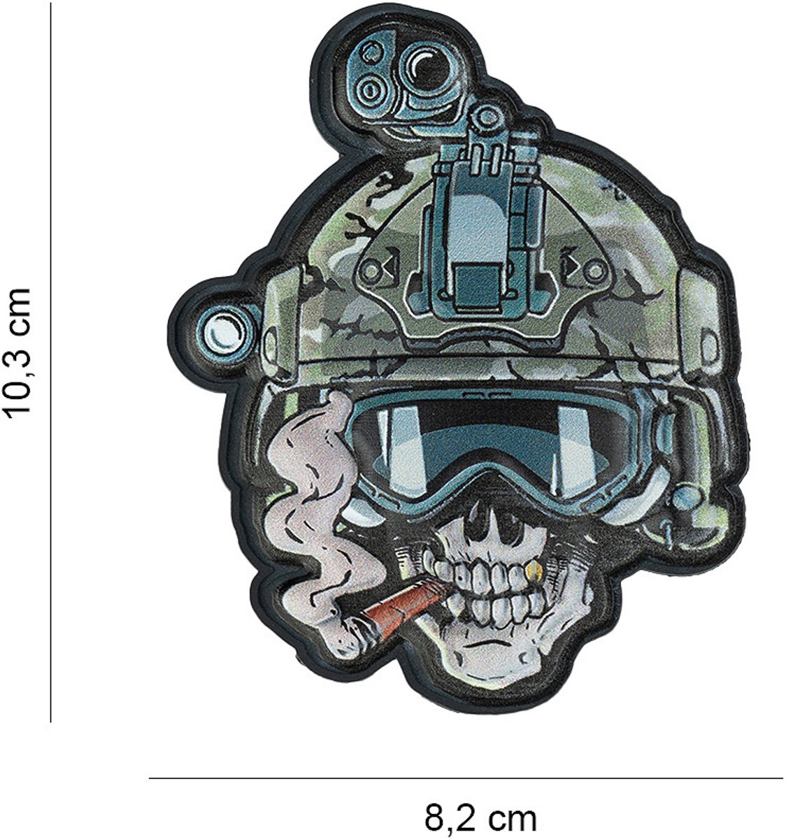 Embleem 3D UV Skull operator #8043