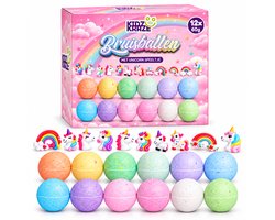 KidzKraze® Bruisballen Kind Unicorn - Bath Bombs - Badbom - Badbruisballen - Badschuim Kinderen - Badproducten - Badballen