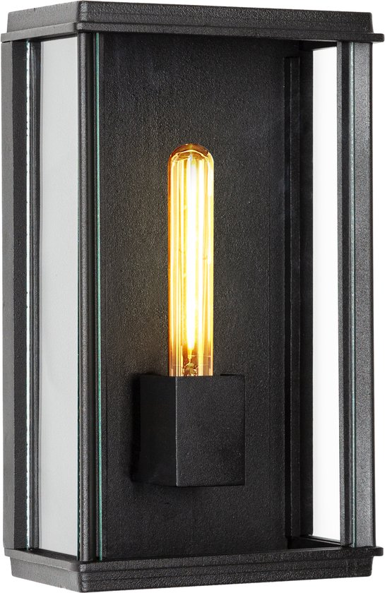 KS Verlichting Capital Muurlamp Vlak Zwart Extra Large