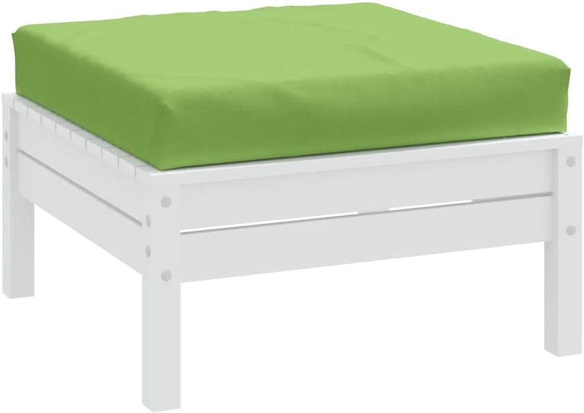 Outdoor, 60 x 60 x 9,5 cm, melange groen, zitkussen, pallets met schuimvezelvulling, polyester overtrek voor tuinmeubelen en bank