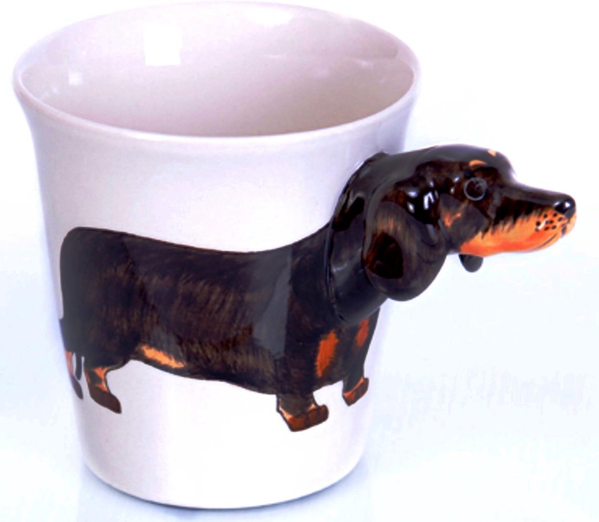 E-Cup Dier Cup 3D-met-Hond Emotief Hoofd Foto