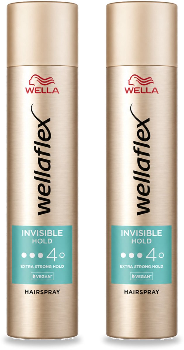 2 x Wella – Flex Invisible Hold – Haarspray Extra Strong – 250 ml - Voordeelverpakking - 2 stuks