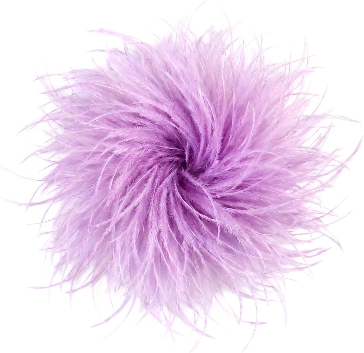 Vederbroche dames - veerbroche broche broche struisvogelveer fluffy | ansteckblume pompon broche om vast te klemmen | vintage voor bruiloft bruid carnaval blazer jurk