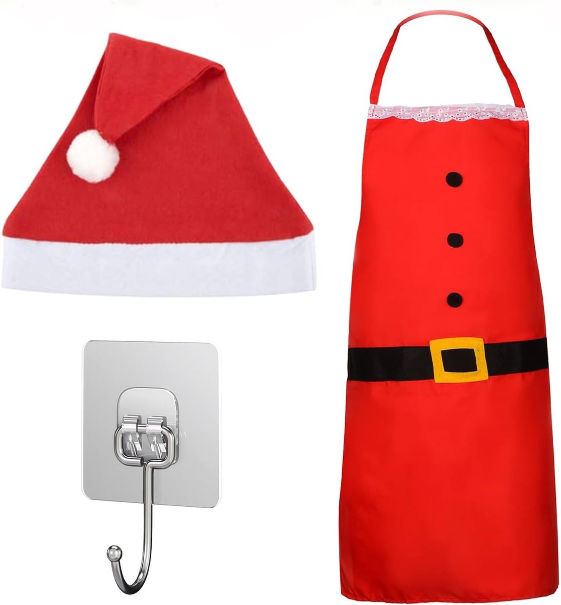 Elf, Keukenschort, Keukenschort, Voor Huis, Keuken, Kerstfeest, Uniseks, Keukengeschenk voor Dames Heren Kok Chef
