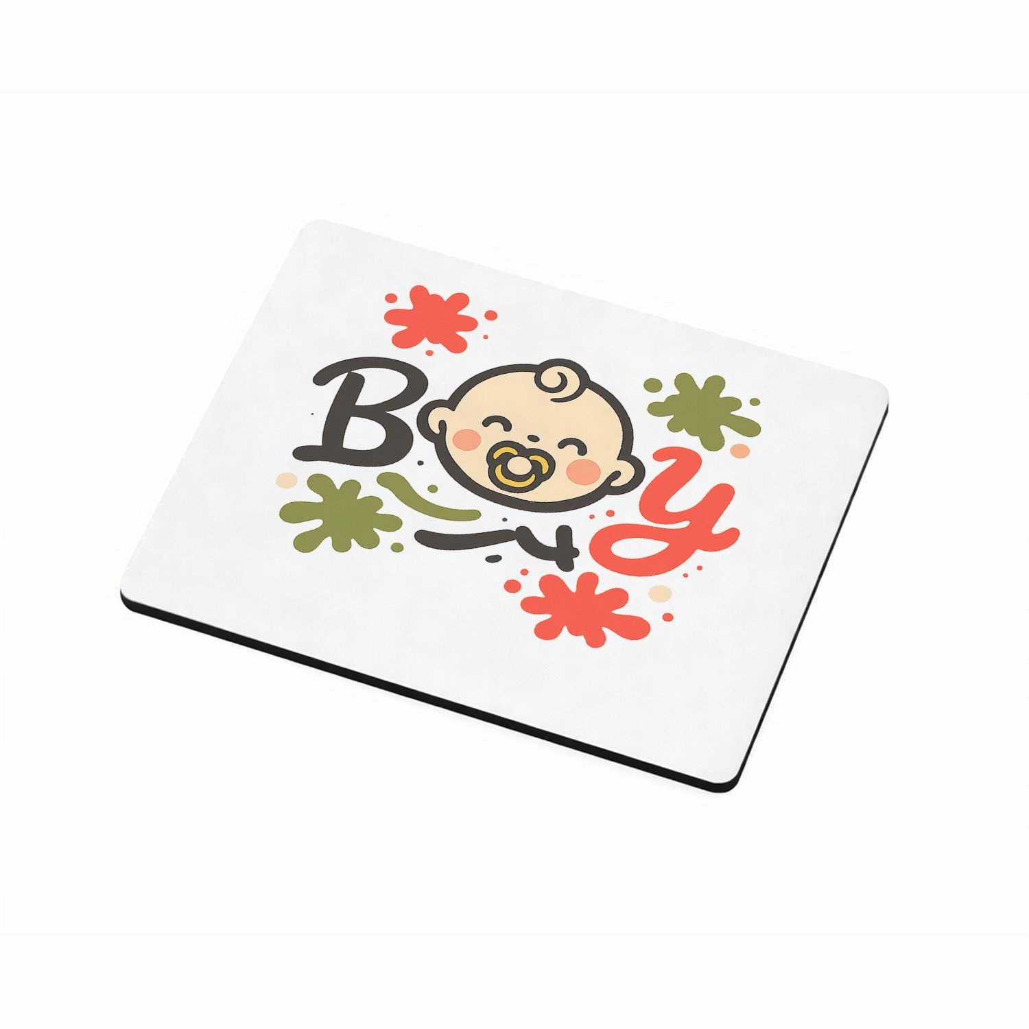 Mr Cadeautjes MDF magnetische fotolijst 9 x 7 - design Grappige typografische babyprint met sportieve knipoog | cadeau Wit