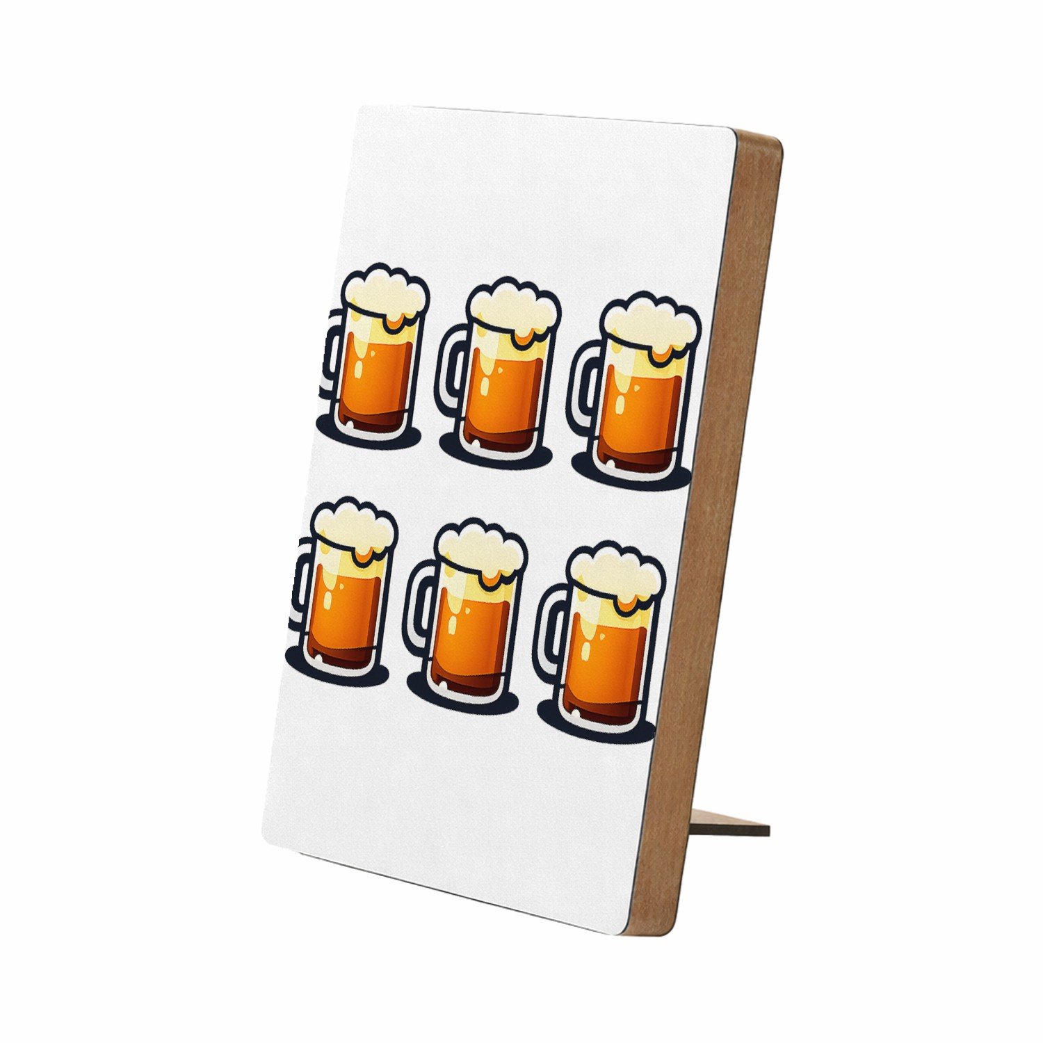 Mr Cadeautjes Glasframe/MDF 12,7 x 17,8 - design Een vergelijkbare humoristische woordspeling, maar met een a | cadeau Wit