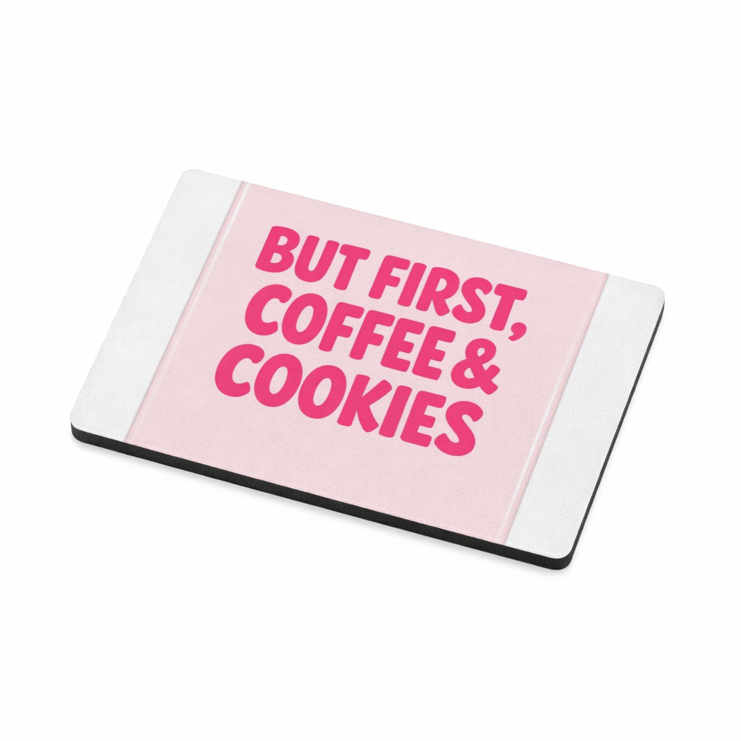 Mr Cadeautjes MDF magnetische fotolijst 7,5 x 5 - design Compacte typografische print met een speels keuken- of koffi | cadeau Wit