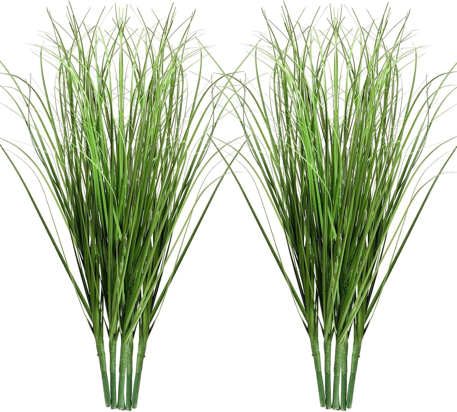 Kunstmatige Tarwegras Stelen van 13.4 Inch - Set van 10 UV-bestendige Planten voor Woonkamer, Kantoor en Balkon - Weerbestendige Groene Decoratie zonder Watering