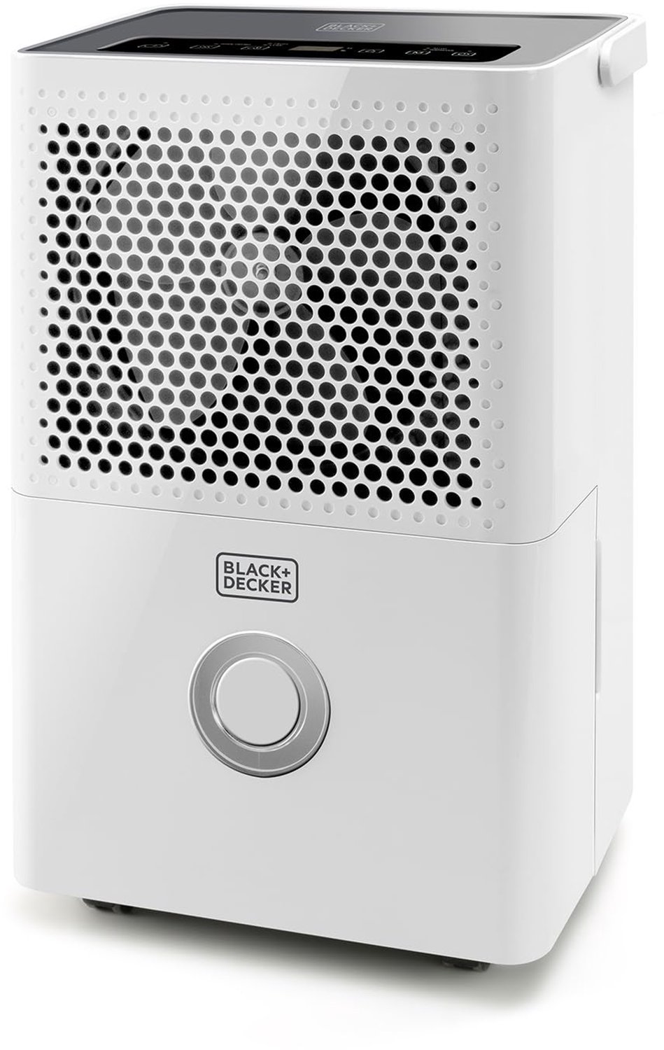 Luchtontvochtiger Programmeerbaar - 240 W Vermogen - 12 L/24u Capaciteit - Aluminium Materiaal - Voor Kamers Tot 25 m² - Compact Ontvochtiger