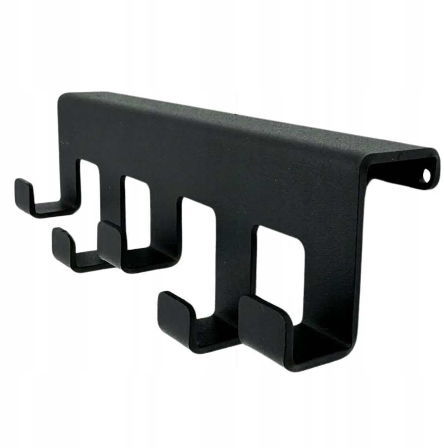 Zwarte Deurhanger 5 Haken - Industriële Stijl