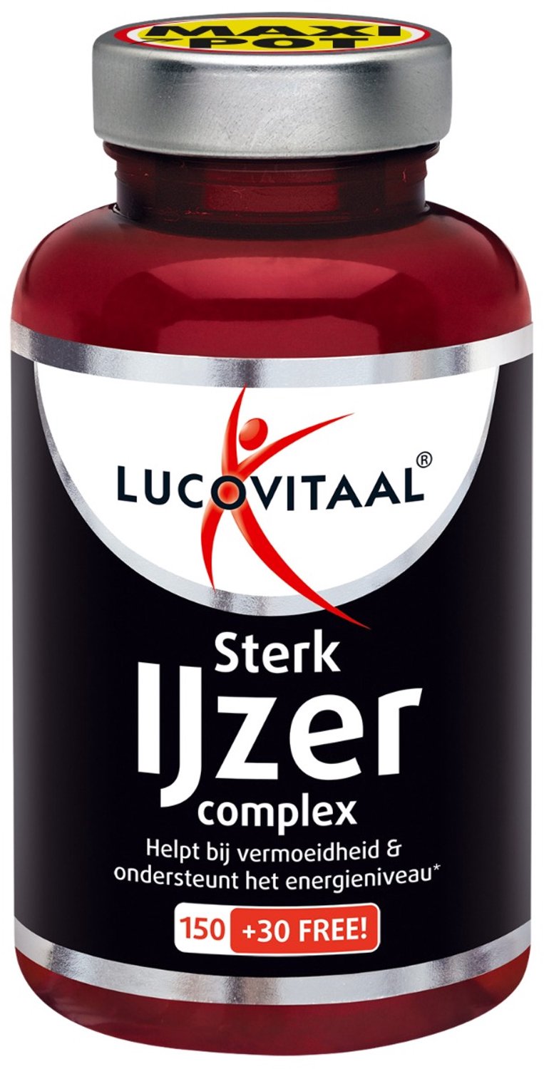 Lucovitaal Sterk IJzer Complex 180 tabletten