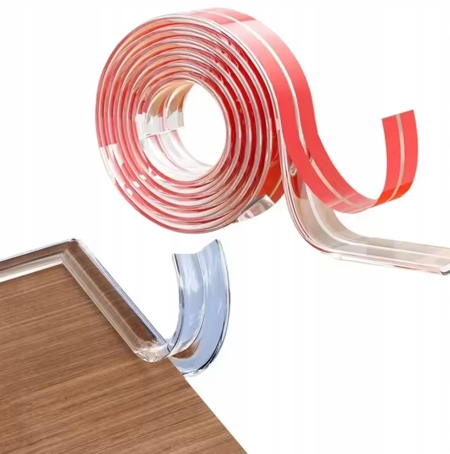 Transparante Beschermstrip 100cm voor Meubelhoeken