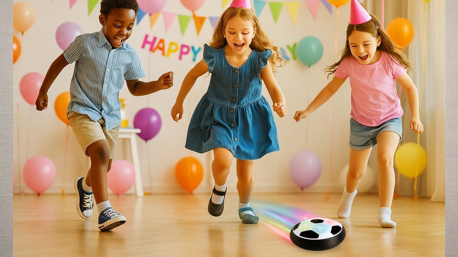 Luchtbal Vliegende Schijf LED Voetbal Hover Ball voor Kinderen