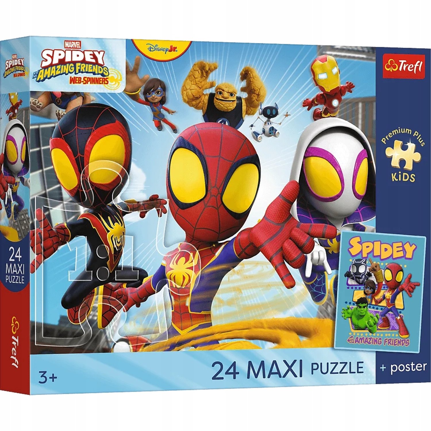Trefl Maxi Puzzel 24 Stuks - Spidey en Vrienden Avontuur