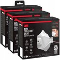 3M Aura 9332+ FFP3 Halfmasker met Cool Flow Ventiel - 30 stuks