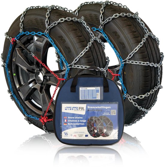 Sneeuwkettingen Perfect Fit SUV / 4X4 / Camper / Bestelbus - 16mm - 295/35R20