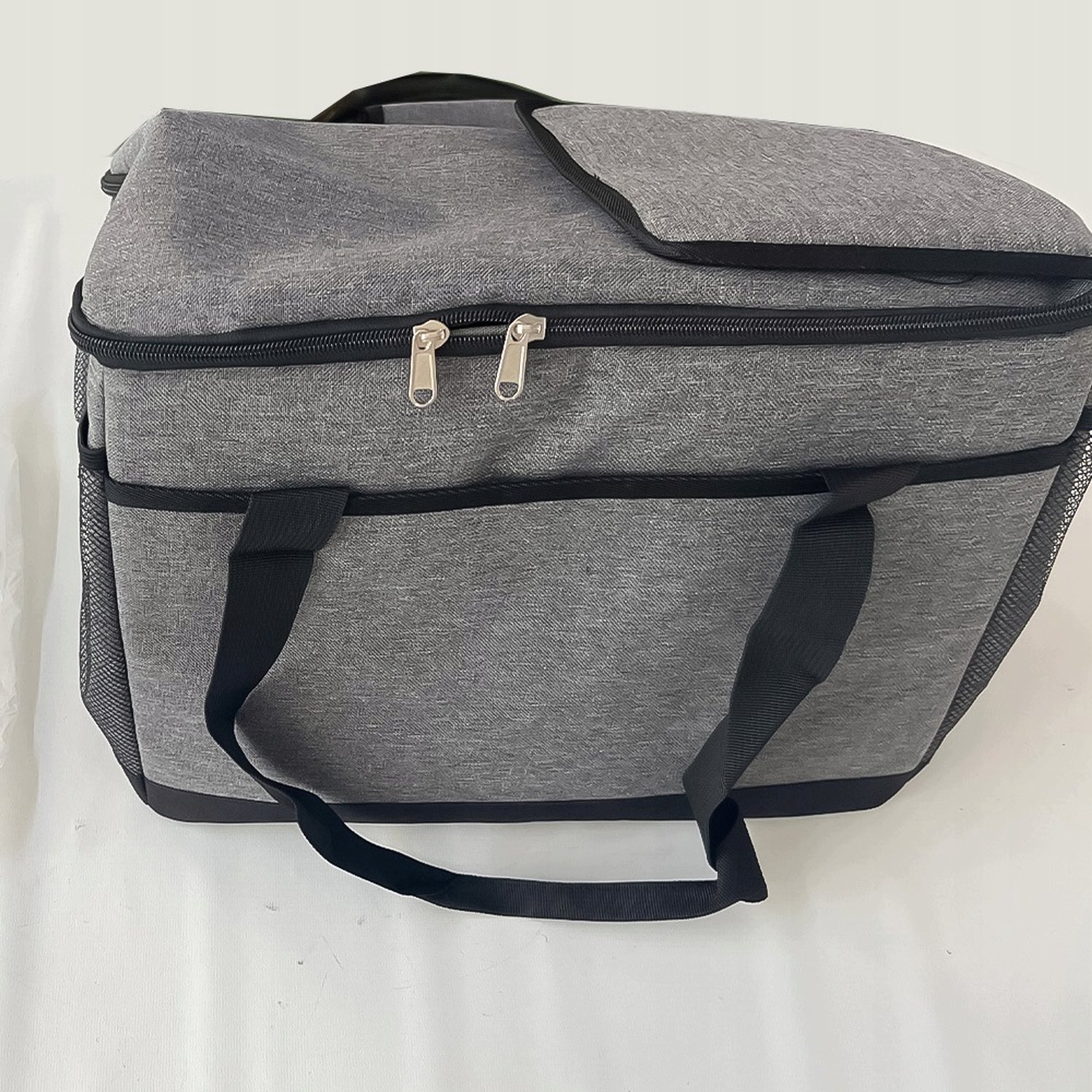 Grote koeltas 35L, opvouwbare thermotas voor kamperen en picknick - Grijs