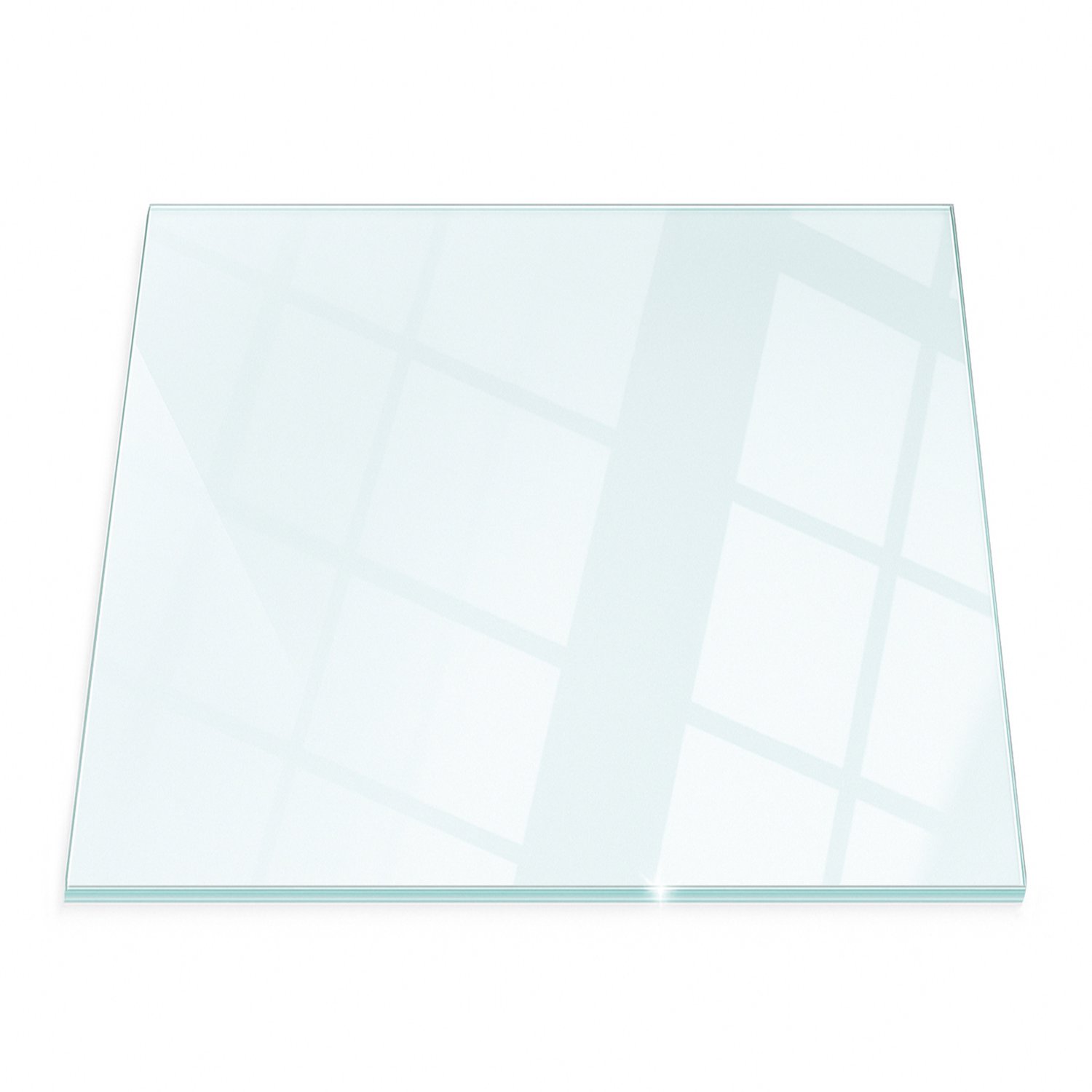 WallMuralia Vloerplaat Houtkachel - Transparant Vloerplaat Openhaard - 50 cm x 50 cm - Transparant Houtkachel Accessoires - Transparant Vloerplaat Kachel - Ronde Vloerplaat Kachel - Transparant Onderplaat