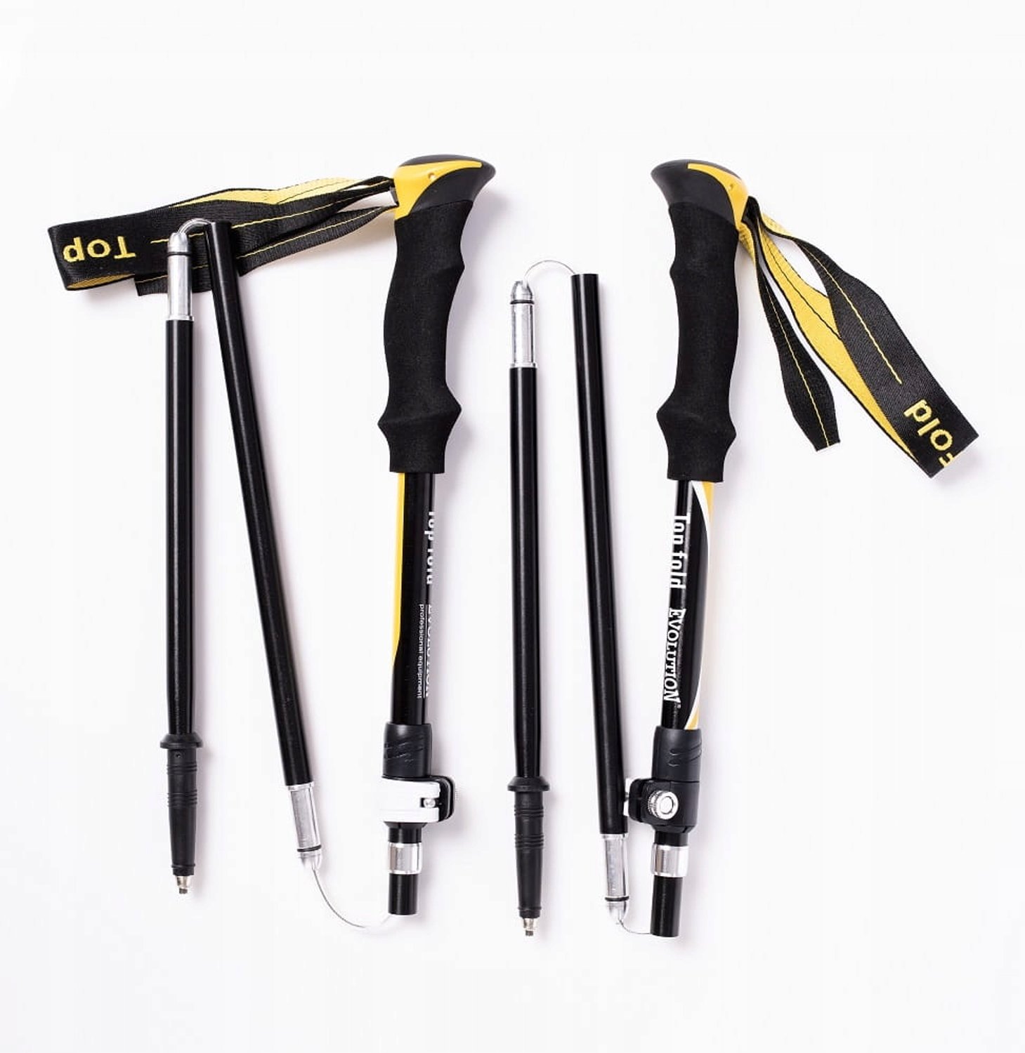 Evolution Nordic Walking Stokken Top Fold Aluminium - Verstelbaar