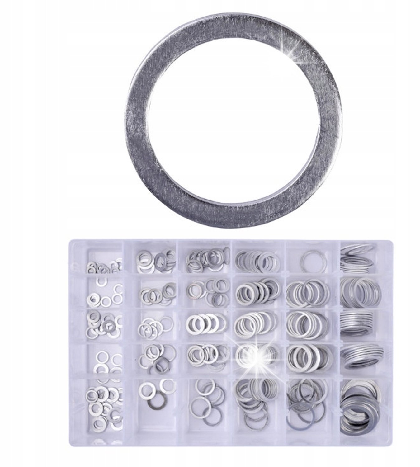 Aluminium Afdichtringen Set - 300 Stuks