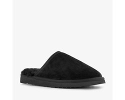 Hush Puppies suède heren instap pantoffels zwart - Maat 43 - Sloffen