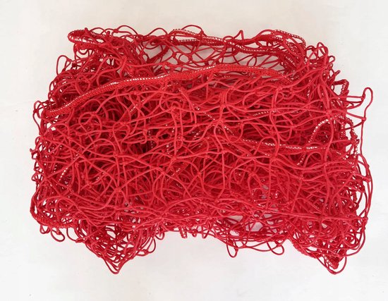 Rode Voetbaldoel Net 3x1.55m - Sterk Polyethyleen 4mm — afbeelding 3