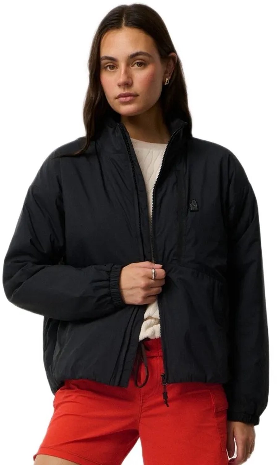 Rip Curl S-series Packable Puffer Jas L Vrouw Zwart