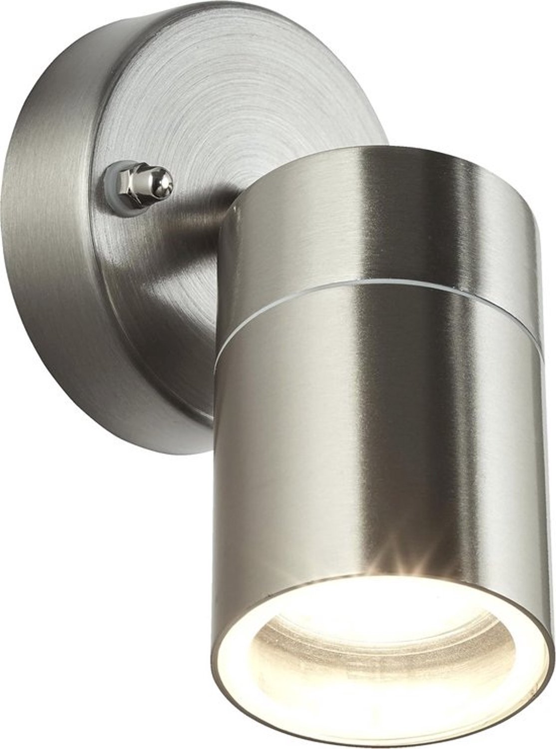 Buitenwandlamp - draaibare kop - glazen regenbescherming - IP44 - 14 cm x 9 cm - GU10 fitting