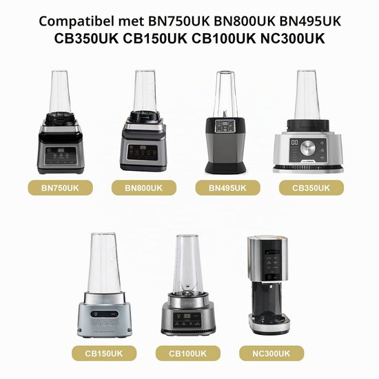Blenderbekers met deksel - 2 stuks - 24 oz - BPA-vrij — afbeelding 4